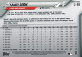 U-48 Sandy Leon  Cleveland Indians 2020 Topps Update Baseball Card