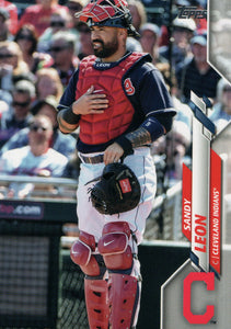 U-48 Sandy Leon  Cleveland Indians 2020 Topps Update Baseball Card