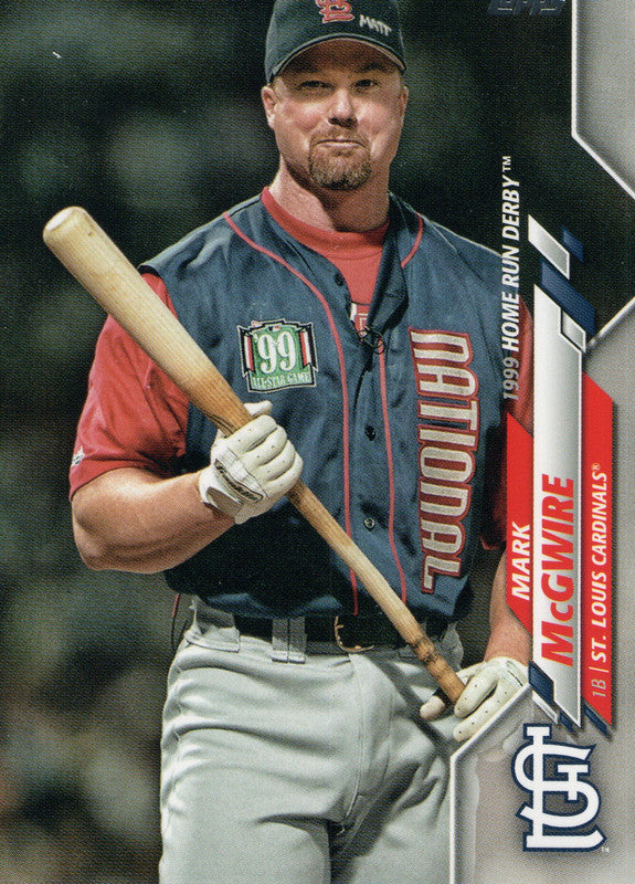 U-110 Mark Mcgwire 1999 Home Run Derby St Louis Cardinals 2020 Topps Update Baseball Card