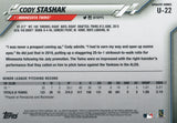 U-22 Cody Stashak Rookie Minnesota Twins 2020 Topps Update Baseball Card