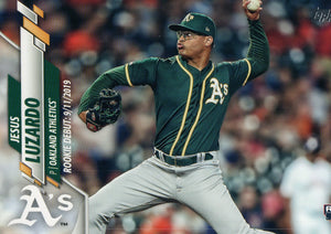 U-94 Jesus Luzardo Rookie Oakland Athletics  2020 Topps Update Baseball Card