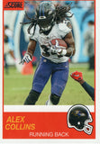 #86 Alex Collins Baltimore Ravens 2019 Score Football Card