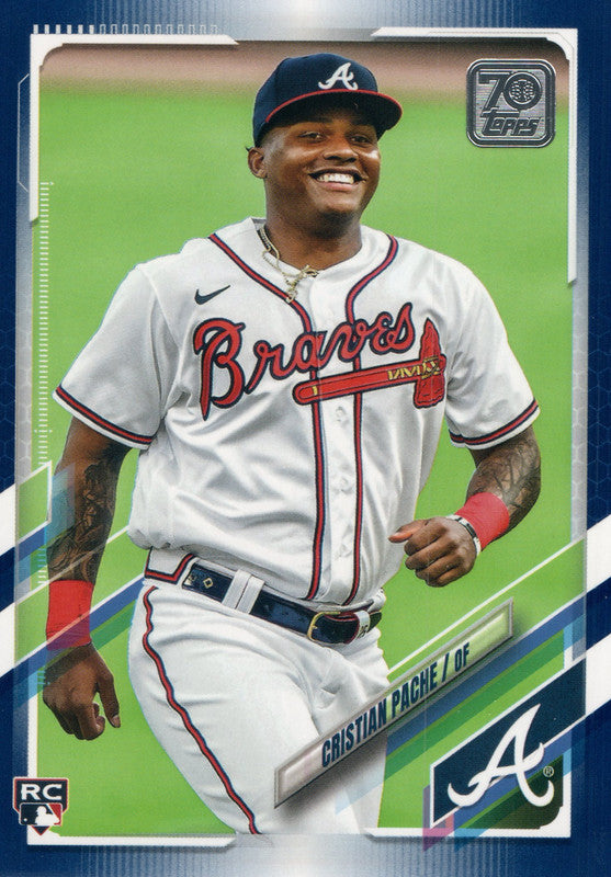 2021 Topps Series 1 #330 Juan Soto Blue Parallel - The Baseball