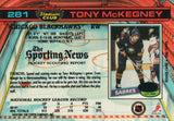 #281 Tony Mckegney  Chicago Blackhawks 1990-91 Topps Stadium Club Hockey Card OP