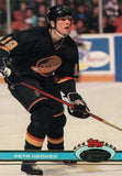 #280 Petr Nedved Vancouver Canucks 1990-91 Topps Stadium Club Hockey Card OP