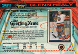 #369 Glenn Healy New York Islanders 1990-91 Topps Stadium Club Hockey Card OP