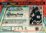 #368 Brad Jones Philadelphia Flyers 1990-91 Topps Stadium Club Hockey Card OP