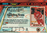 #365 Joey Kocur New York Rangers 1990-91 Topps Stadium Club Hockey Card OP