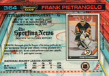 #364 Frank Pietrangelo Pittsburgh Penguins 1990-91 Topps Stadium Club Hockey Card OP