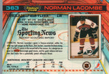 #363 Norman Lacombe Philadelphia Flyers  1990-91 Topps Stadium Club Hockey Card OP