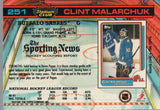 #251 Clint Malarchuk Buffalo Sabres 1990-91 Topps Stadium Club Hockey Card OQ