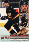 #225 Nathan Lafayette Vancouver Canucks 1993-94 Fleer Ultra Hockey Card OR