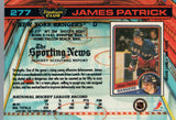 #277 James Patrick New York Rangers 1990-91 Topps Stadium Club Hockey Card OT