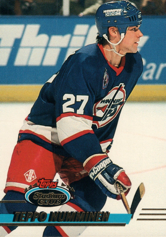 1993-94 Stadium Club Esa Tikkanen #477 New York Rangers NHL Hockey Card