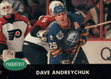 #17 Dave Andreychuk  Buffalo Sabres 1990-91 Parkhurst Hockey Card OZ