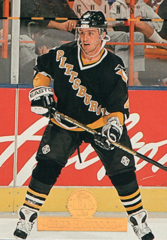 #534 Greg Hawgood Pittsburgh Penguins 1993-94 The Leaf Hockey Card OZC