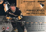 #290 Ed Patterson Pittsburgh Penguins 1993-94 The Leaf Hockey Card OZC