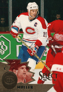 #107 Kirk Muller Montreal Canadiens 1994-95 Select Hockey Card OZC