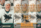 #175 Jeff Friesen Rookie San Jose Sharks 1994-95 Select Hockey Card OZC