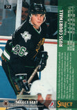 #70 Russ Courtnall Minnesota North Stars 1994-95 Select Hockey Card OZD