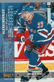 #66 Alexei Kovalev New York Rangers 1994-95 Select Hockey Card OZD