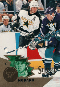 #38 Mike Modano Dallas Stars 1994-95 Select Hockey Card OZD