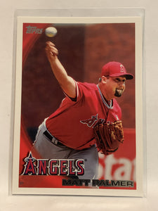 #536 Matt Palmer Los Angeles Angels 2010 Topps Baseball Card