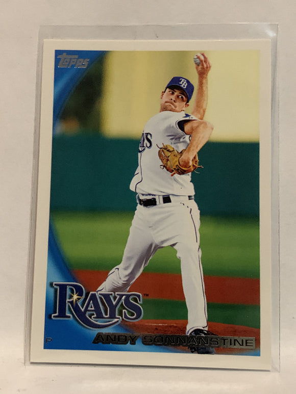 #535 Andy Sonnanstine Tampa Bay Rays 2010 Topps Baseball Card