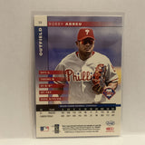 #39 Bobby Abreu Philadelphia Phillies 2002 Donruss Leaf Baseball Card HM