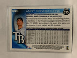 #535 Andy Sonnanstine Tampa Bay Rays 2010 Topps Baseball Card