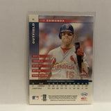 #46 Jim Edmonds St Louis Cardinals 2002 Donruss Leaf Baseball Card HM