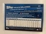 #41 Paulo Orlando Kansas City Royals 2017 Topps Series One Baseball Card