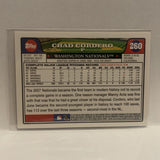 #260 Chad Cordero Washington Nationals 2008 Topps Baseball Card HN