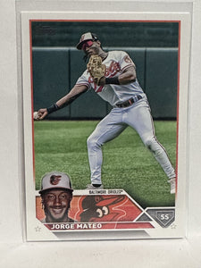 #38 Jorge Mateo Baltimore Orioles 2023 Topps Series One Baseball Card