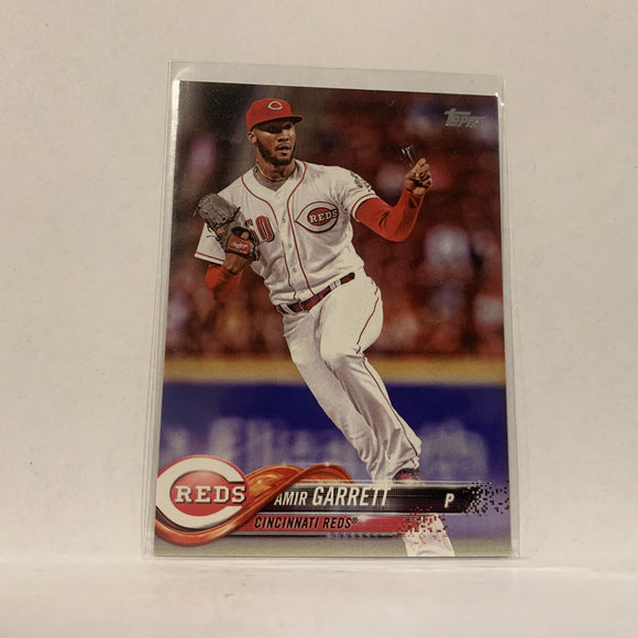 #14 Amir Garrett Cincinnati Reds  Series 1 2018 Topps Baseball Card A1K