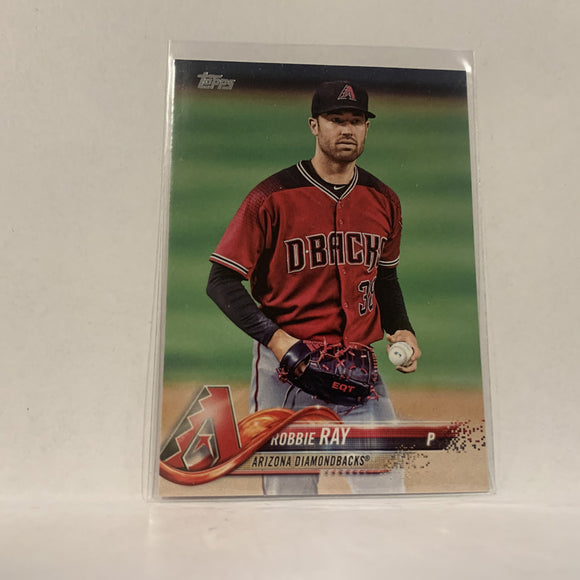 #17 Robbie Ray Arizona Diamondbacks  Series 1 2018 Topps Baseball Card A1K