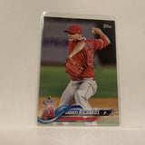 #19 Garrett Richards Los Angeles Angels  Series 1 2018 Topps Baseball Card A1K