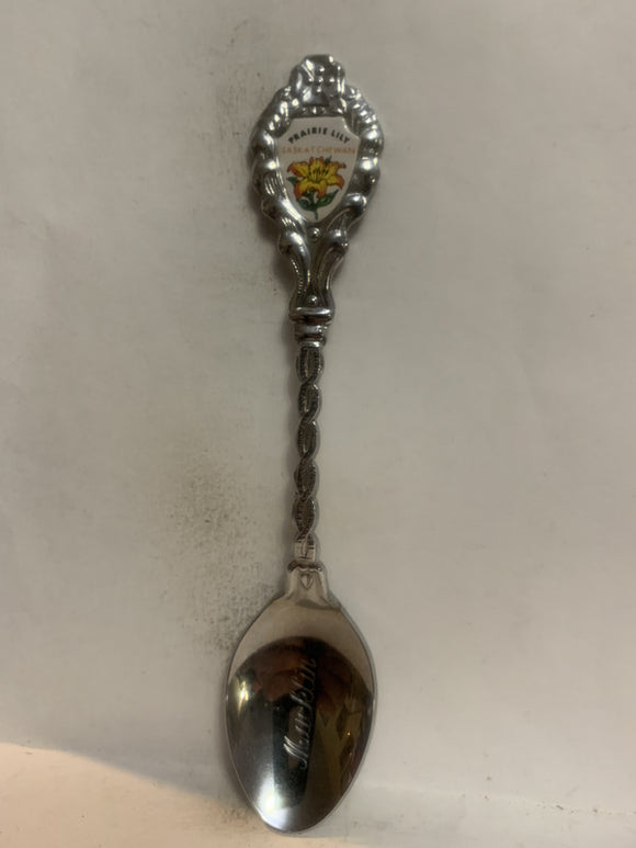 Macklin Prairie Lily saskatchewan Souvenir Spoon