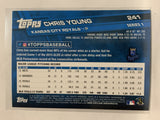 #241 Chris Young Kansas City Royals 2017 Topps Series One Baseball Card