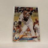 #22 Edinson Volquez Miami Marlins  Series 1 2018 Topps Baseball Card A1K