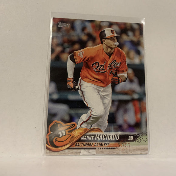 #25 Manny Machado Baltimore Orioles  Series 1 2018 Topps Baseball Card A1K