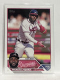 #125 Marcell Ozuna Atlanta Braves 2023 Topps Series One Baseball Card