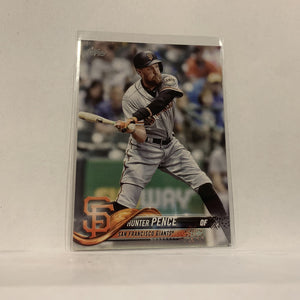 #47 Hunter Pence San Francisco Giants  Series 1 2018 Topps Baseball Card A1M