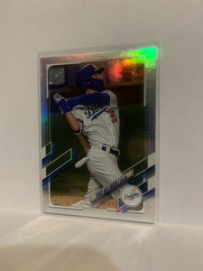 #50 Cody Bellinger Rainbow Los Angeles Dodgers 2021 Topps Series One Baseball Card