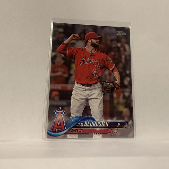 #46 Cam Bedosian Los Angeles Angels  Series 1 2018 Topps Baseball Card A1M