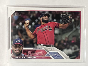 #30 Kenley Jansen Atlanta Braves 2023 Topps Series One Baseball Card