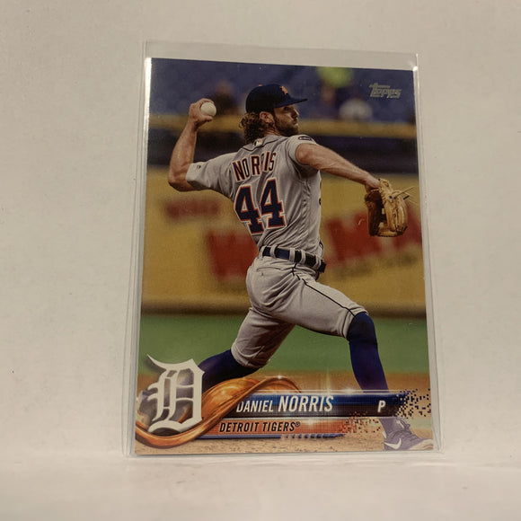 #41 Daniel Norris Detroit Tigers  Series 1 2018 Topps Baseball Card A1M