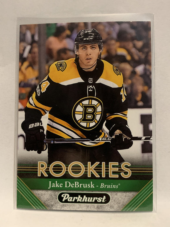 #293 Jake BeBrusk Rookie Boston Briuns 2017-18 Parkhurst Hockey Card  NHL