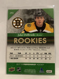 #293 Jake BeBrusk Rookie Boston Briuns 2017-18 Parkhurst Hockey Card  NHL