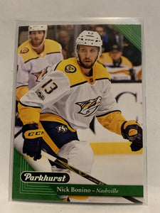 #138 Nick Bonino Nashville Predators 2017-18 Parkhurst Hockey Card  NHL